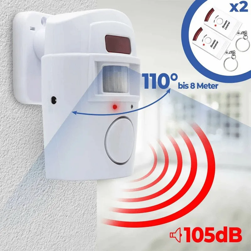 Smart Home Security Alarm System with Motion Detector  Siren