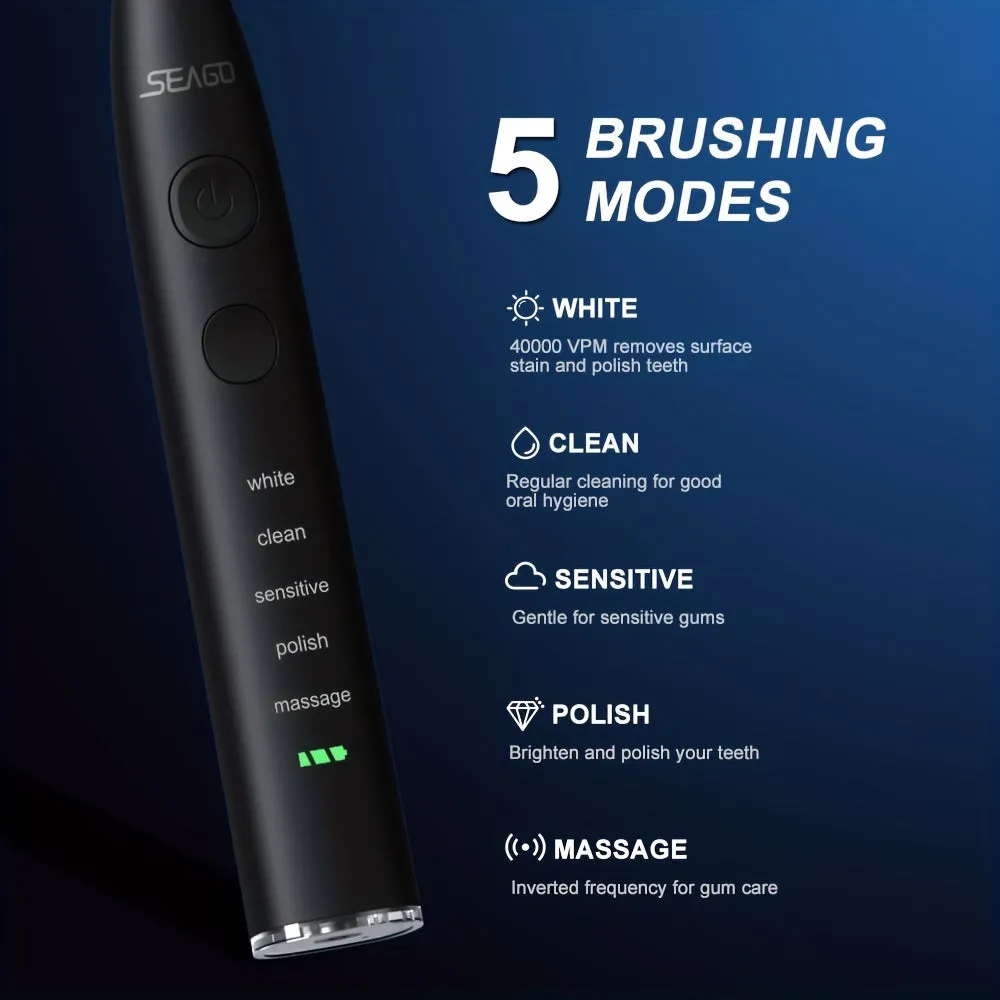 Sonic Electric Toothbrush, rechargeable Automatic Long Battery Life