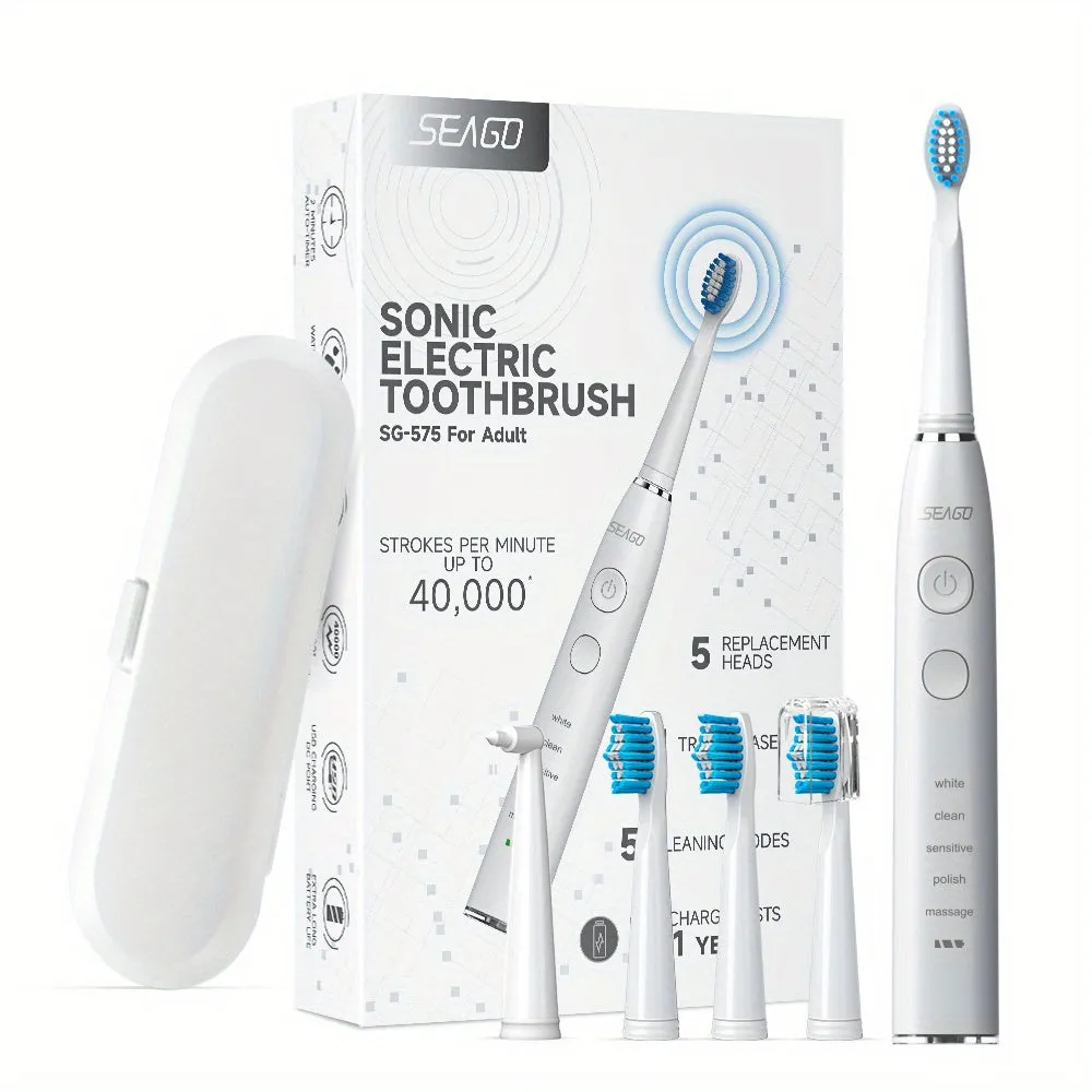 Sonic Electric Toothbrush, rechargeable Automatic Long Battery Life