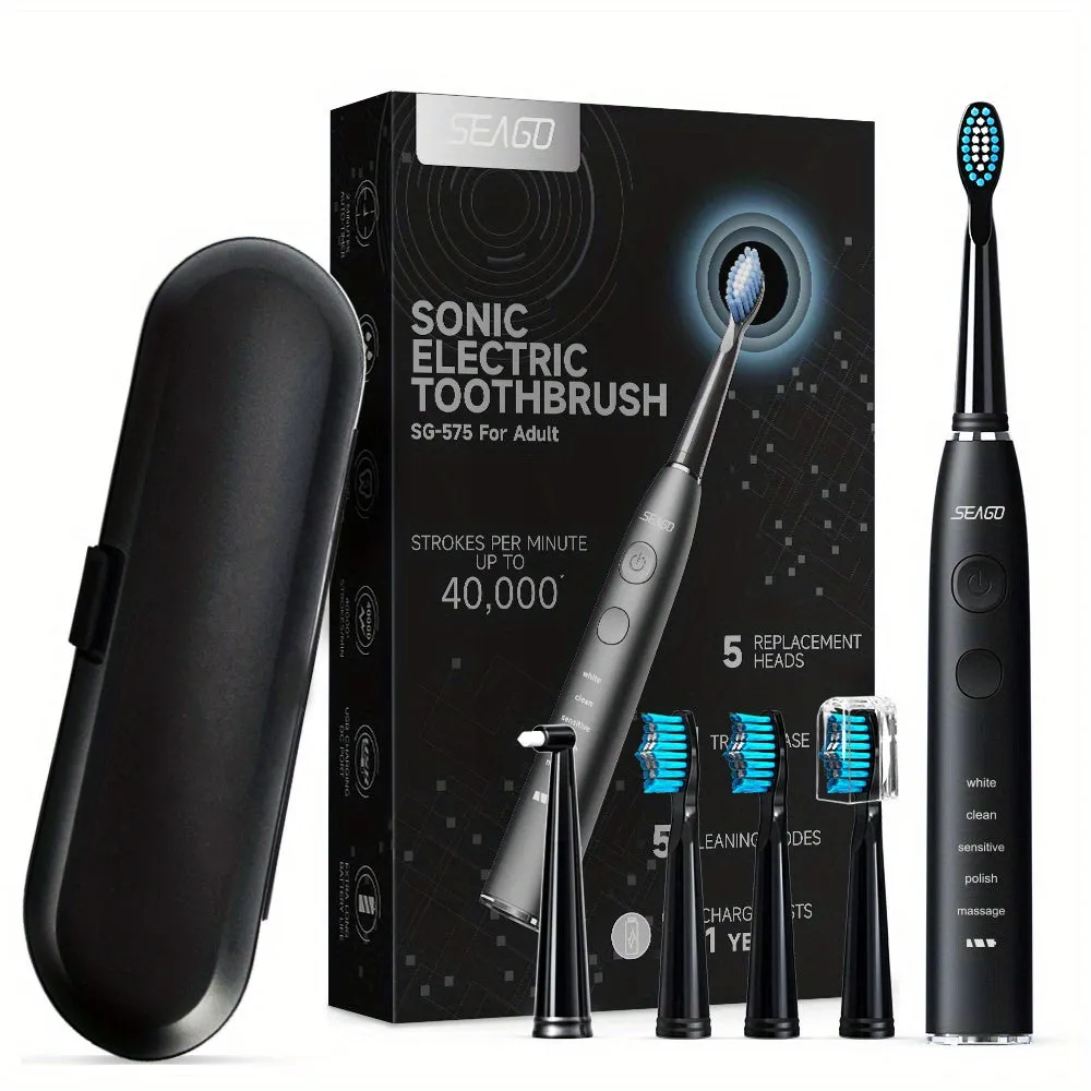 Sonic Electric Toothbrush, rechargeable Automatic Long Battery Life