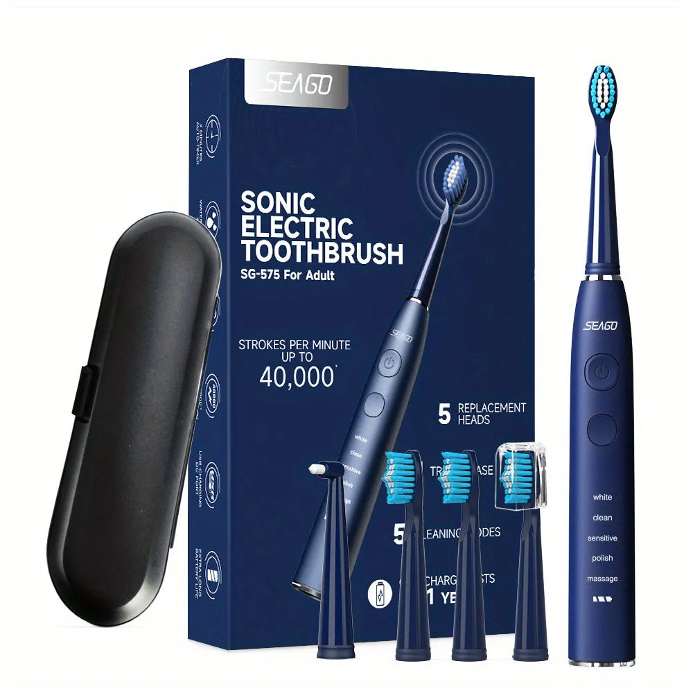 Sonic Electric Toothbrush, rechargeable Automatic Long Battery Life