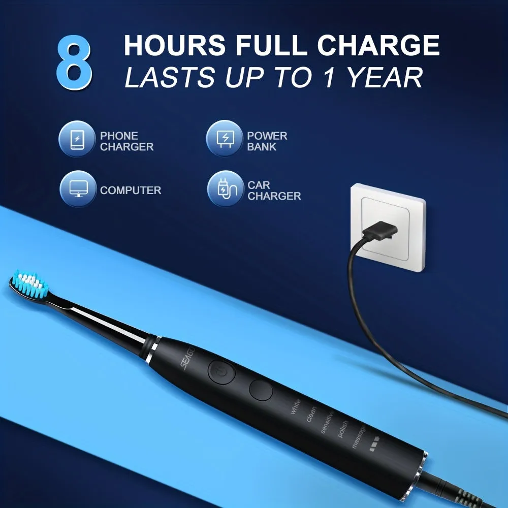 Sonic Electric Toothbrush, rechargeable Automatic Long Battery Life