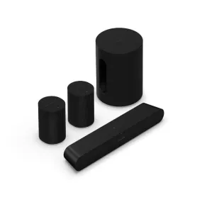 Sonos | Ensemble immersif avec Ray - Sub Mini - 2 x Era 100 - Noir