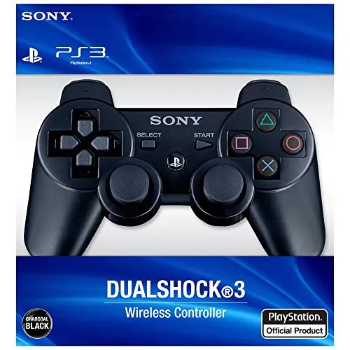 Sony Dualshock 3 Wireless PS3 Controller: Official Sony Gamepad - Black