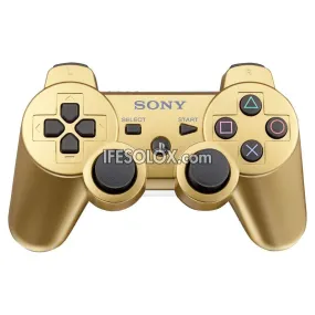 Sony PS3 DualShock 3 Game Controller (Gold) - Brand New