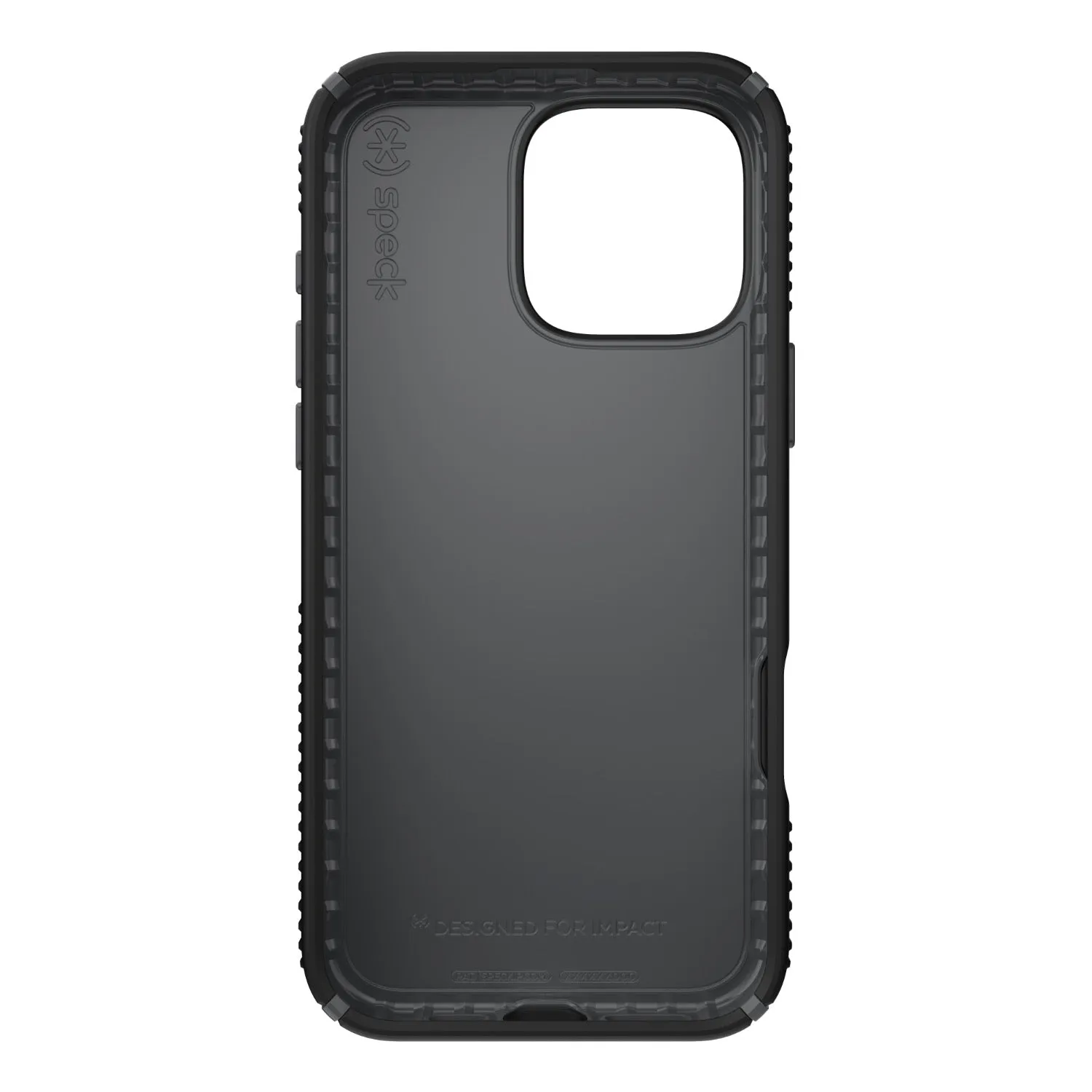 Speck Presidio2 Grip Case - Apple iPhone 16 Pro Max - Black & Slate Grey (SPK150776-3205)