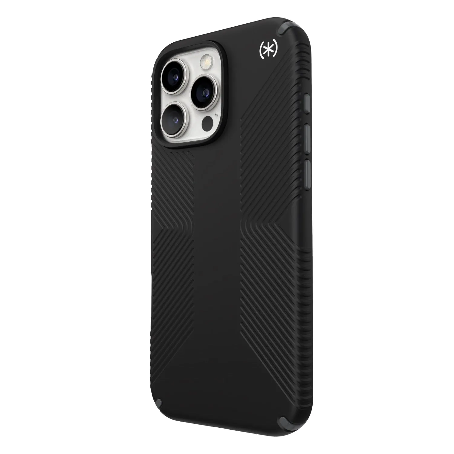 Speck Presidio2 Grip Case - Apple iPhone 16 Pro Max - Black & Slate Grey (SPK150776-3205)