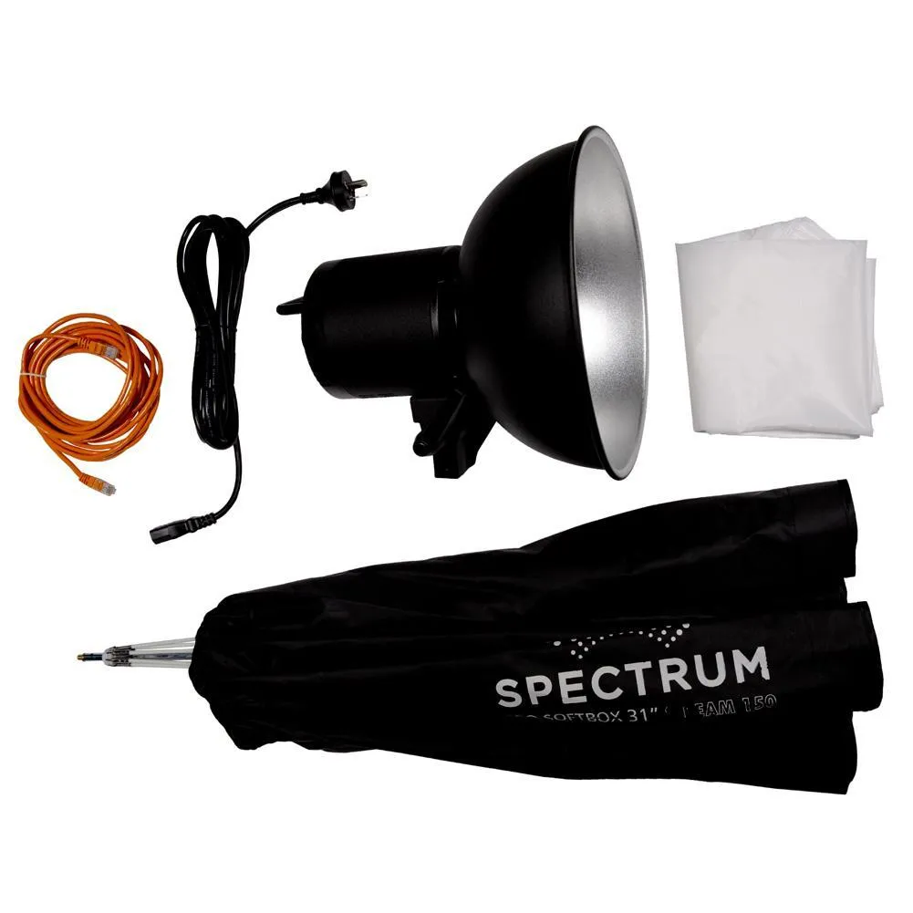 Spectrum-PRO 'S-Beam 150' LED Octagon Softbox Lighting Kit - Bundle