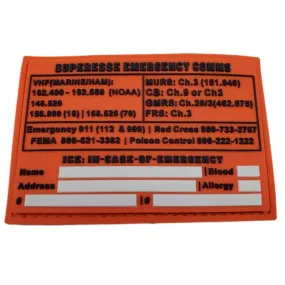 Storage Pocket Patch: Emergency Communications