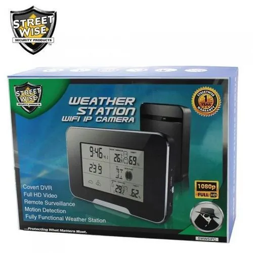 Streetwise HD 1080P Weather Station Camera Wi-Fi Version