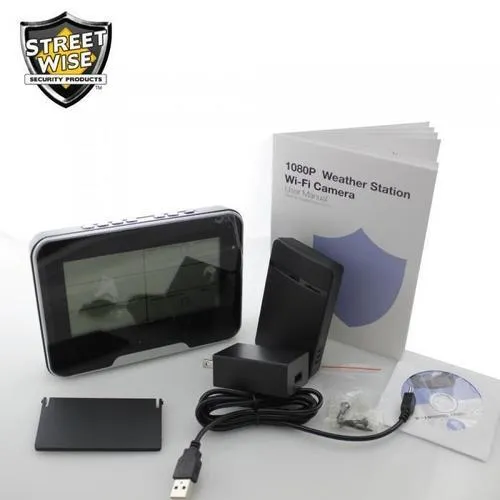 Streetwise HD 1080P Weather Station Camera Wi-Fi Version