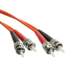 ST/ST OM1 Multimode Duplex Fiber Optic Cable, 62.5/125, 30 meter (98.4 foot)