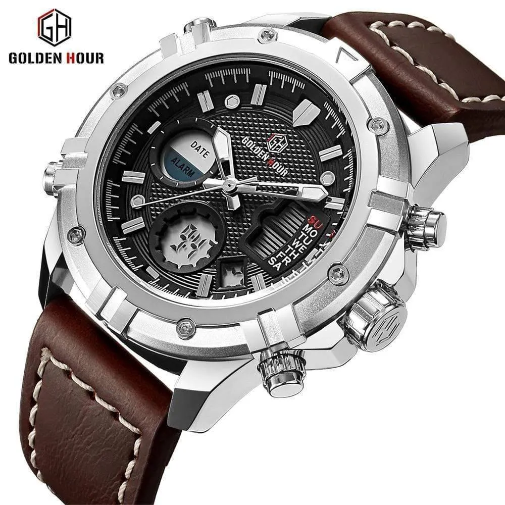 Super Sleek Digital & Waterproof Military Quartz Watch