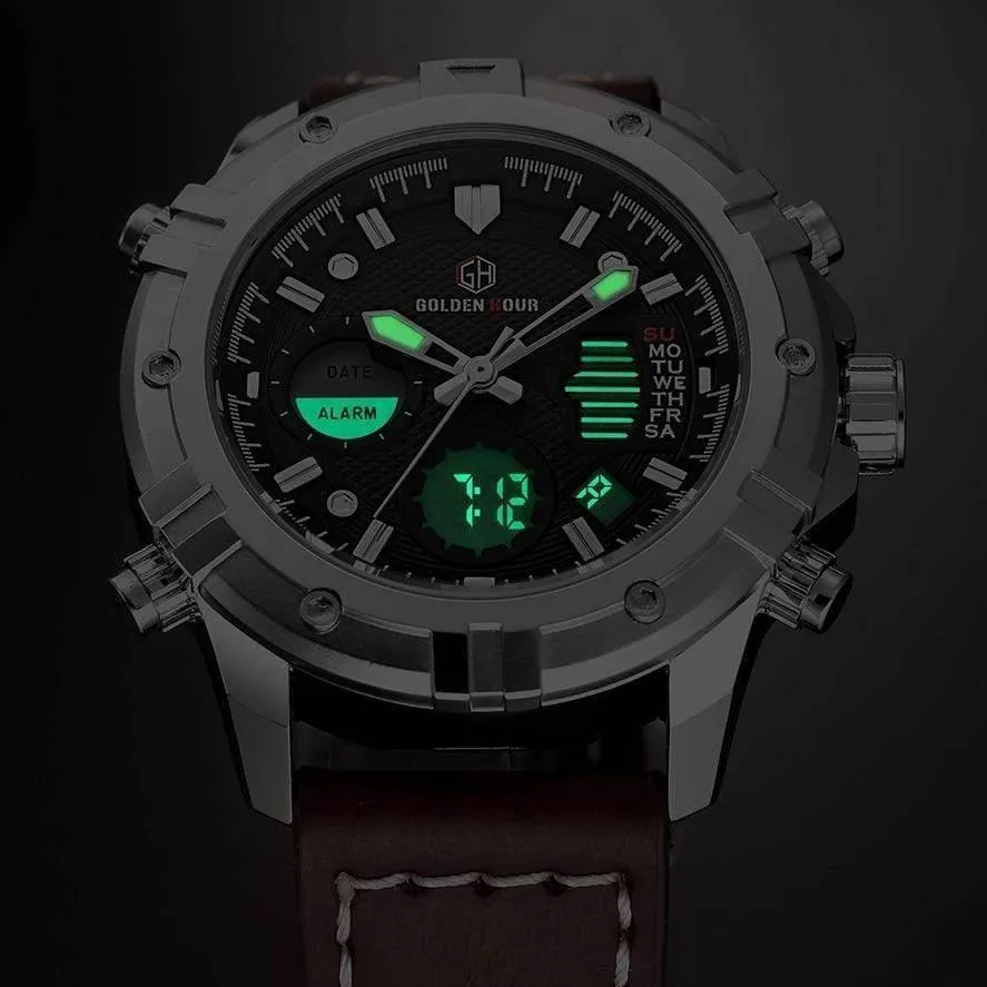 Super Sleek Digital & Waterproof Military Quartz Watch