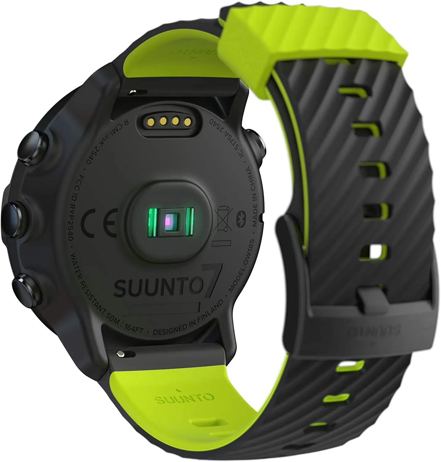 Suunto 7 Black Lime GPS Smartwatch With Versatile Sports Experience (SS050379000)