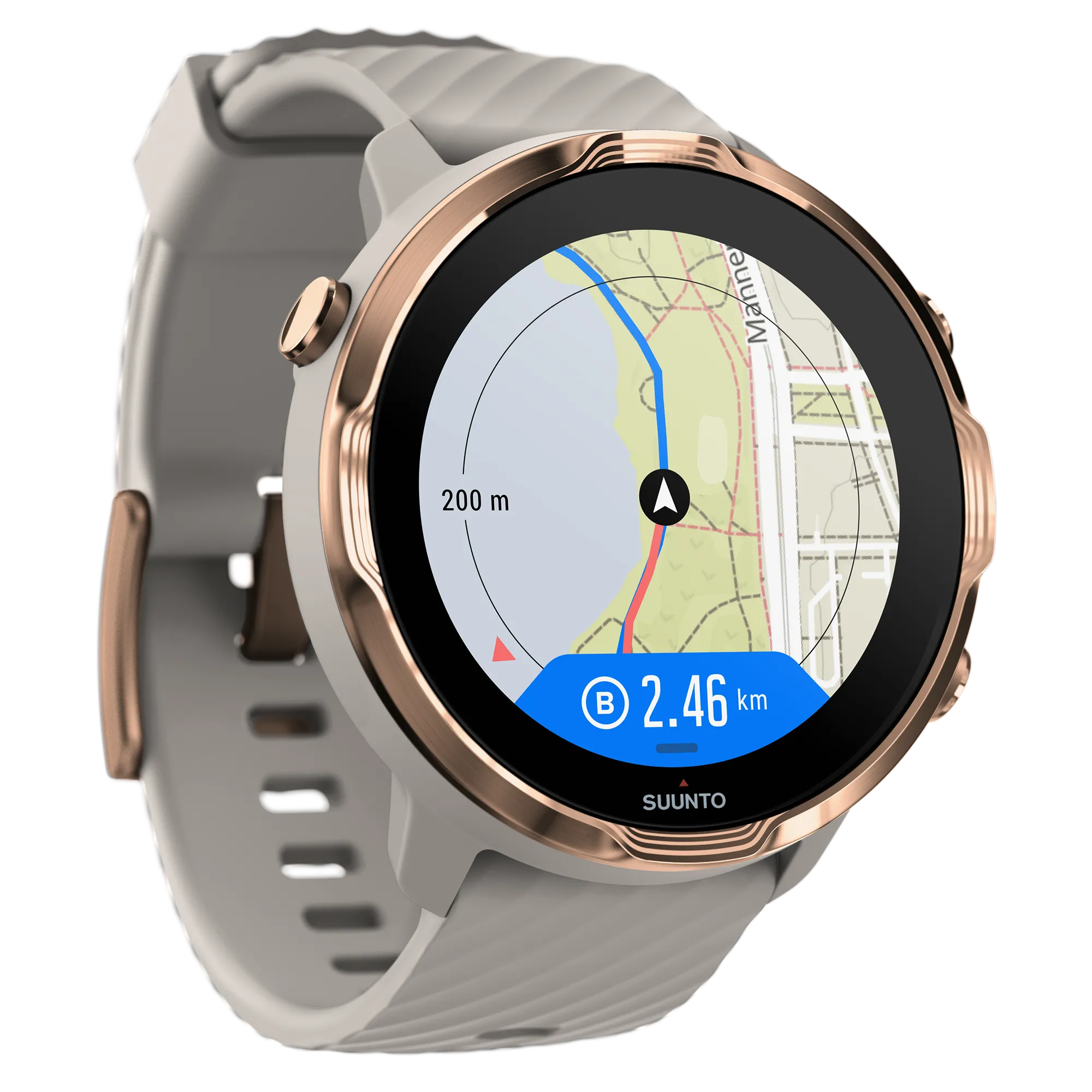 SUUNTO 7 Sandstone Rosegold GPS Sport Smartwatch with Versatile Sports Experience (SS050381000)