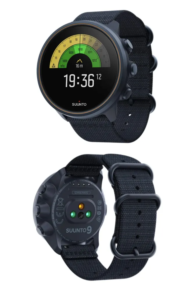 SUUNTO 9 Baro Multisport GPS Smartwatch, Water resistant, Alti/Baro Profile, Titanium