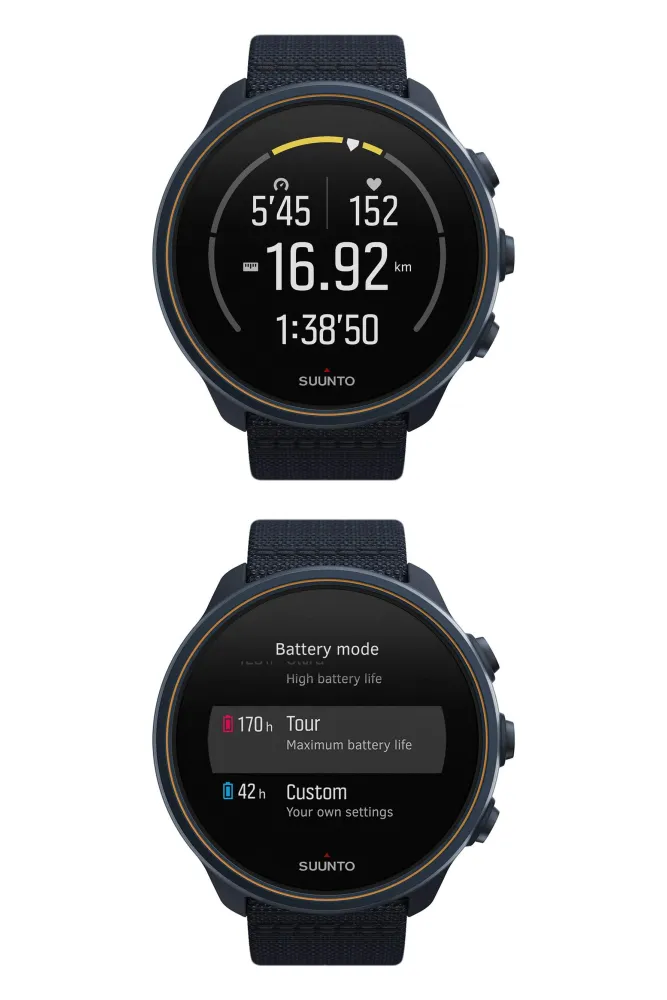 SUUNTO 9 Baro Multisport GPS Smartwatch, Water resistant, Alti/Baro Profile, Titanium