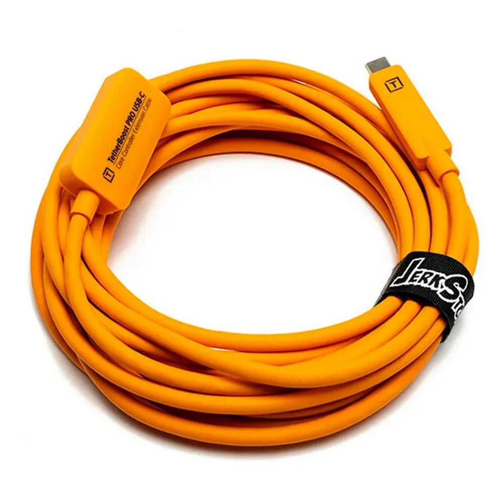 Tetherboost Pro USB-C Core Controller Extension - Hi Vis Orange