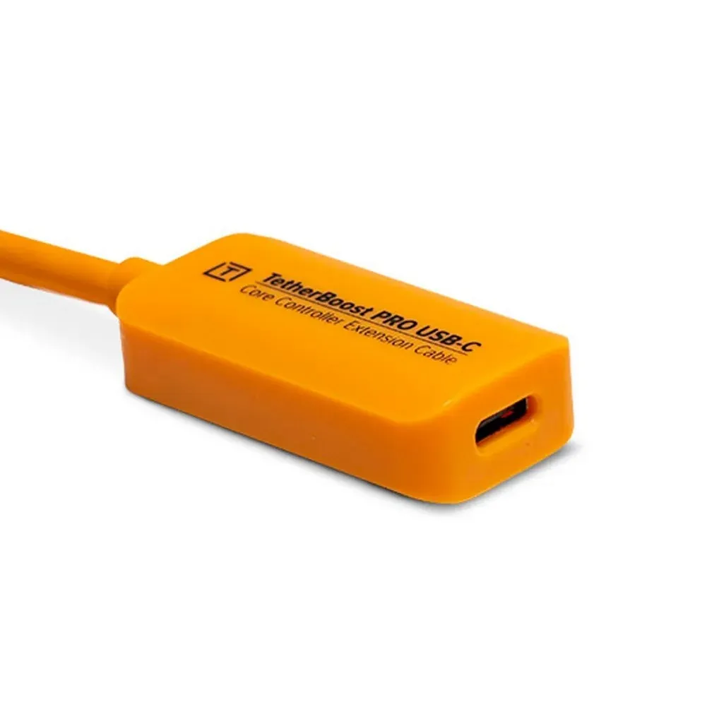 Tetherboost Pro USB-C Core Controller Extension - Hi Vis Orange