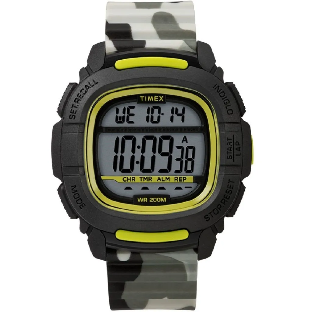 Timex Men's TW5M26600 Boost Digital Camo Silicone Watch