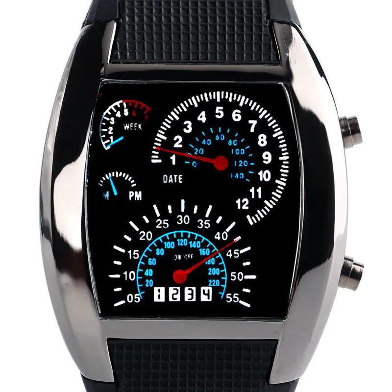 Tonneau Speedometer Sport Watch