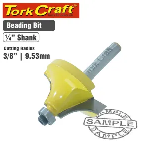 TORK CRAFT ROUTER BIT BEADING 3/8' CKP2804