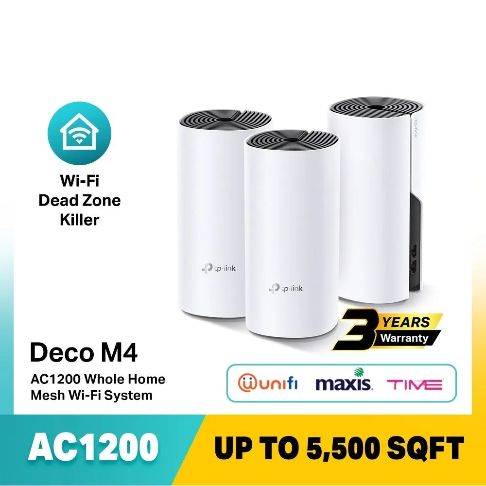 TP-Link AC1200 Repeater Deco M4 ( 2-Pack / 3-Pack )