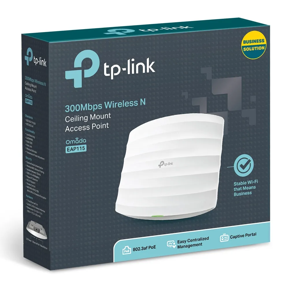 Tp-Link Access Point For Ceiling Mounting - 300 Mbps