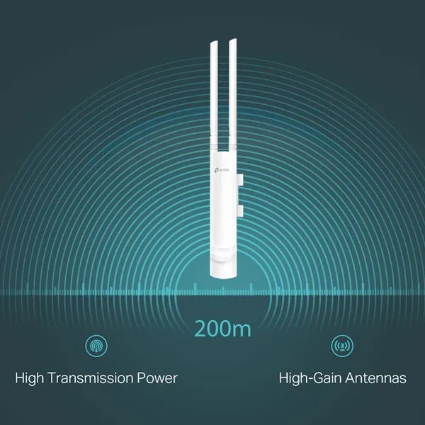 TP-Link EAP110-Outdoor | 300Mbps Wireless N Outdoor Access Point