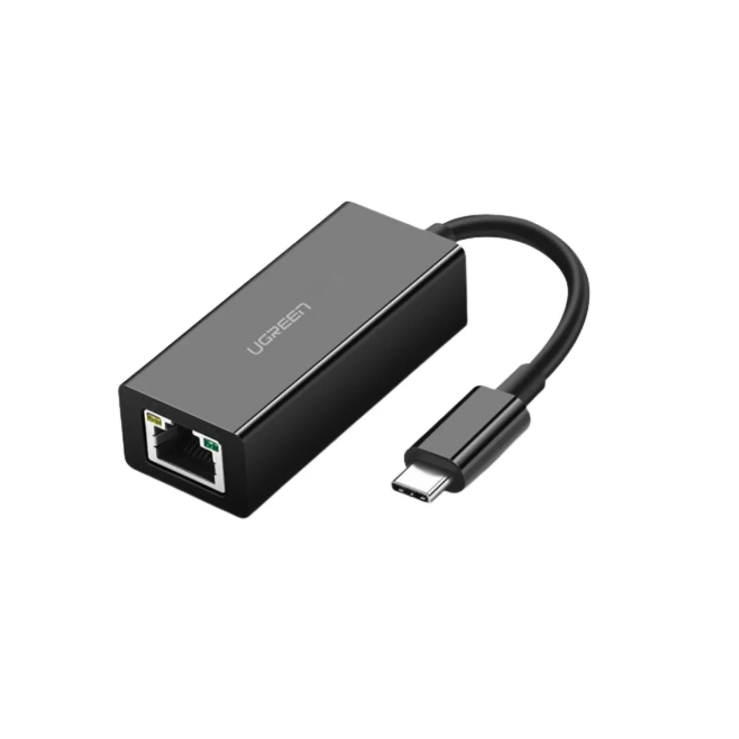 UGREEN USB Type-C to Gigabit Ethernet Adapter 1000Mbps RJ45 Port Plug and Play for Tablets, Laptops, Smartphones (Space Gray, Black) | 50737, 50307