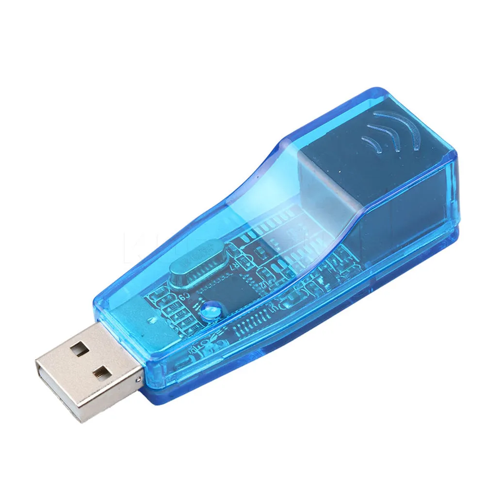 USB 2.0 To LAN RJ45 Ethernet 10/100Mbps Network Card Adapter For PC