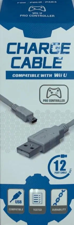 USB Charge Cable for Wii U Pro Controller