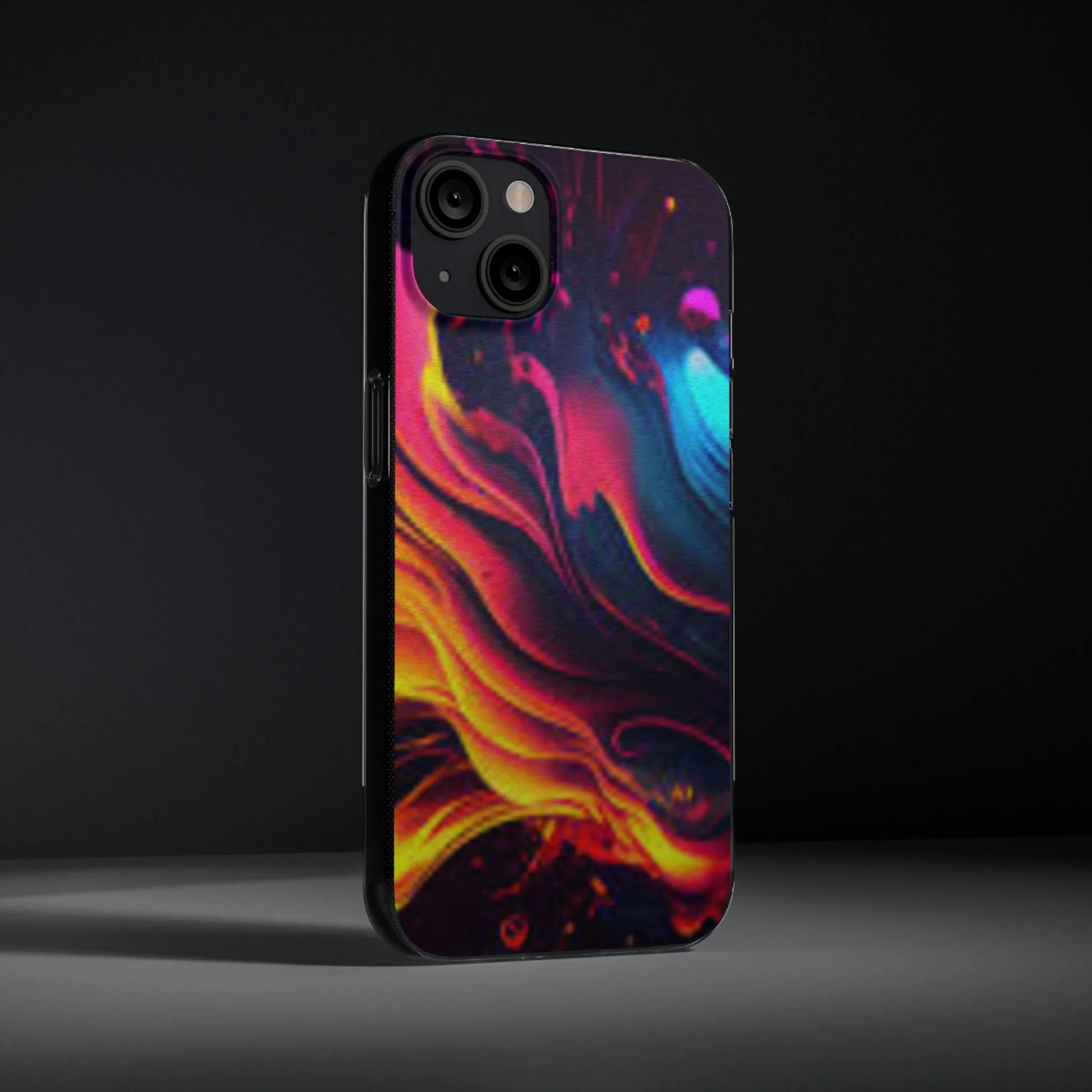 Vibrant Abstract Soft Phone Case for Artistic Souls