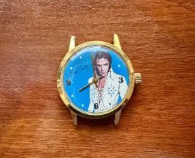 Vintage 1977 Elvis Presley Mechanical Manual Wind Wristwatch Watch Face Only