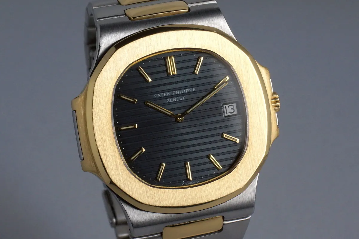 Vintage Patek Philippe Two Tone Nautilus 3700J