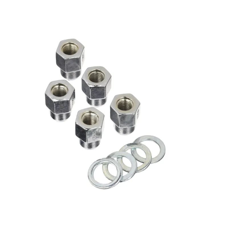 Weld Lug Nuts 12mm x 1.5 RH Open End w/ Washers 5-Pack