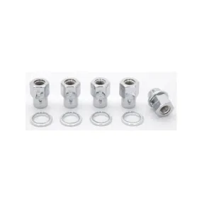 Weld Lug Nuts 12mm x 1.5 RH Open End w/ Washers 5-Pack