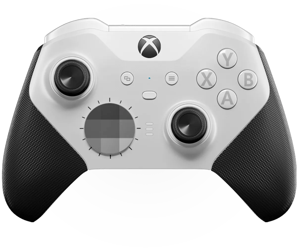 WHITE CORE XBOX ELITE SERIES 2 CUSTOM MODDED CONTROLLER