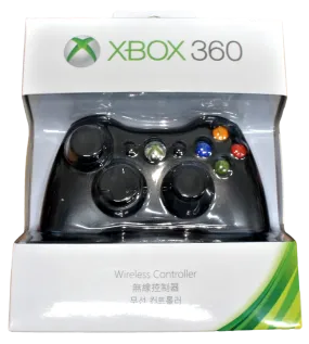 Wireless Controller for Xbox 360 Black NEW Xbox360