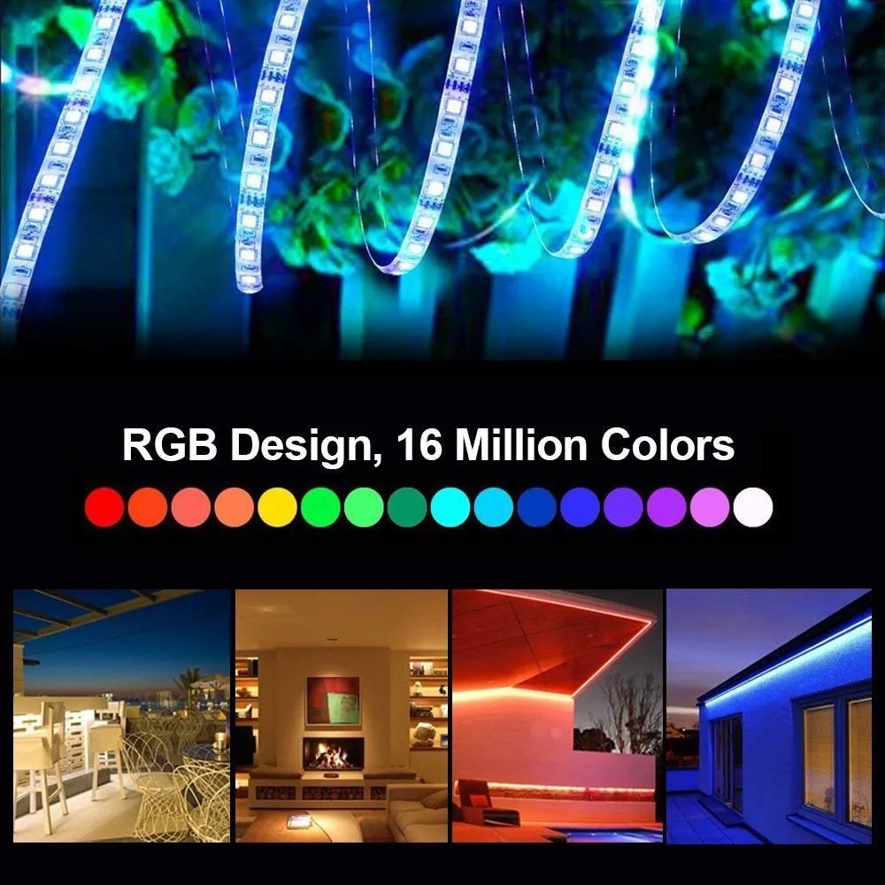 Wireless LED Lights (Control options: IR Remote Control, Phone WIFI)